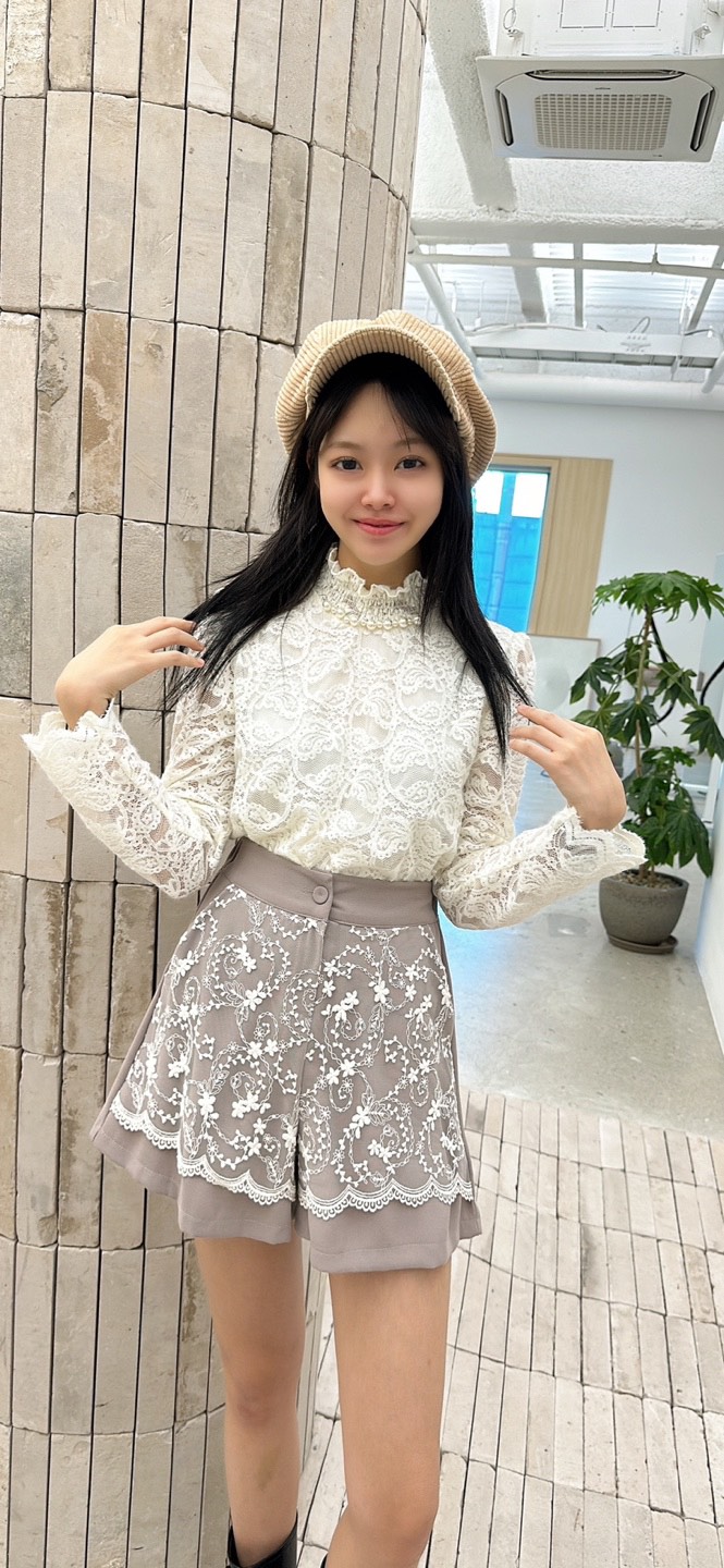 YARD東大門㊣代購女裝新品休閑25秋冬熱賣真品推薦襯衫蕾絲衫YARD襯衫/蕾絲衫