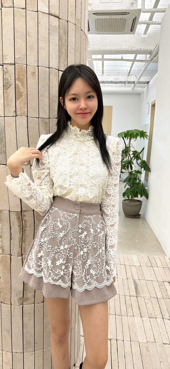 YARD東大門㊣代購女裝新品休閑25秋冬熱賣真品推薦襯衫蕾絲衫YARD襯衫/蕾絲衫