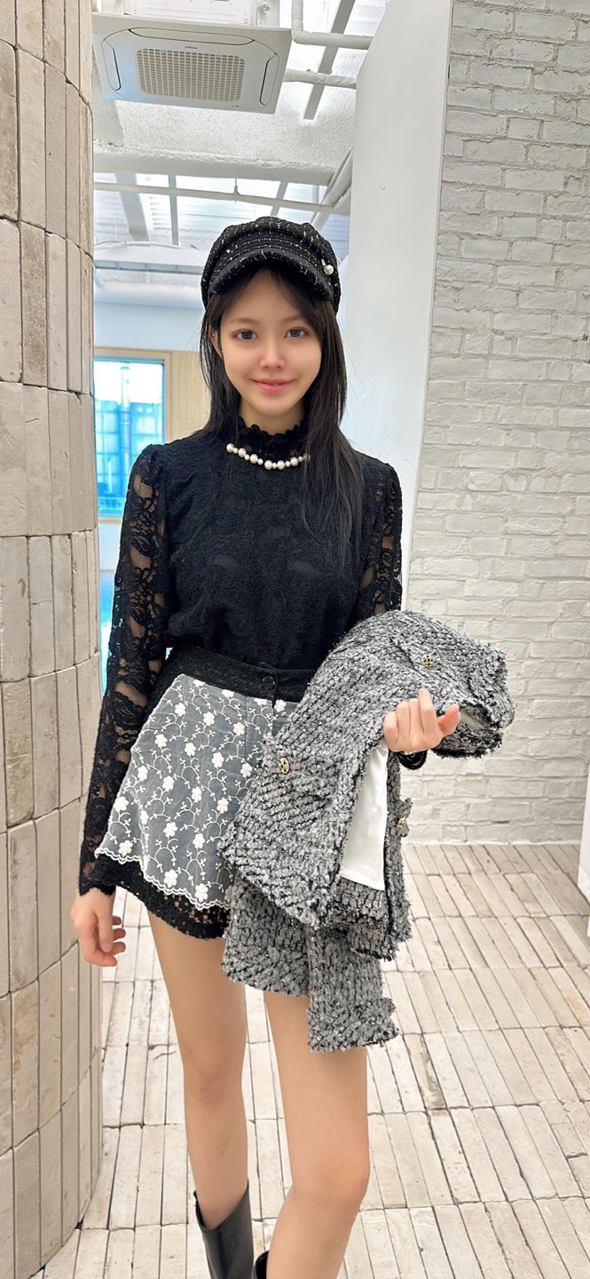 YARD東大門㊣代購女裝新品休閑25秋冬熱賣真品推薦襯衫蕾絲衫YARD襯衫/蕾絲衫圖色2