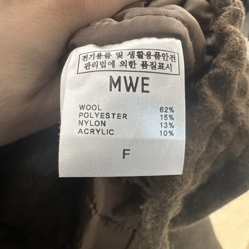 MWE東大門㊣代購女裝新品25秋冬職業人氣真品熱賣時尚夾克棉MWE夾克