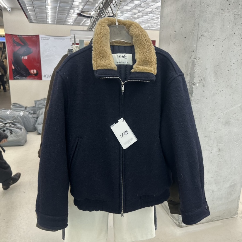 MWE東大門㊣代購女裝新品25秋冬職業人氣真品熱賣時尚夾克棉MWE夾克圖色2