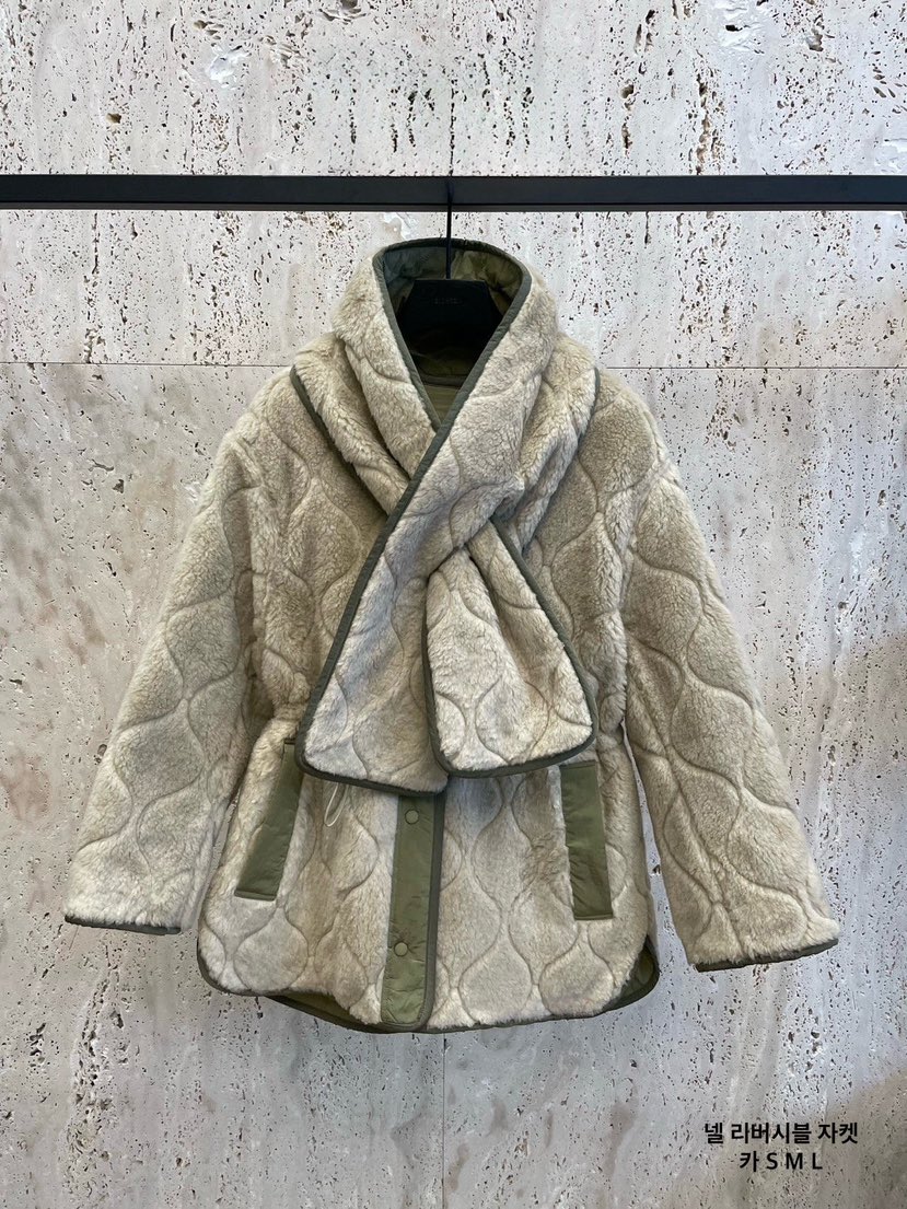 BLOSSOM韓國直郵㊣女裝新品熱賣真品短款大衣含圍巾里外穿雙面BLOSSOM短款大衣