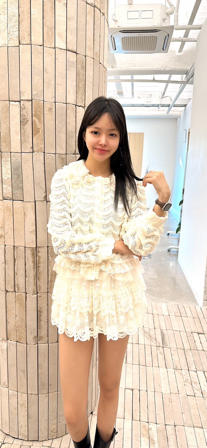 YARD韓國代購㊣女士新品推薦職業休閑25秋冬襯衫蕾絲衫貂皮YARD襯衫/蕾絲衫