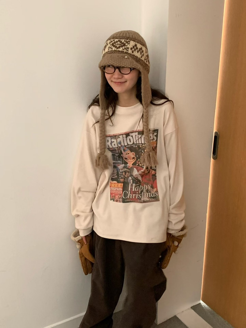 VENTI東大門㊣直郵女士新品真品熱賣25秋冬人氣職業長袖T恤VENTI長袖T恤圖色2