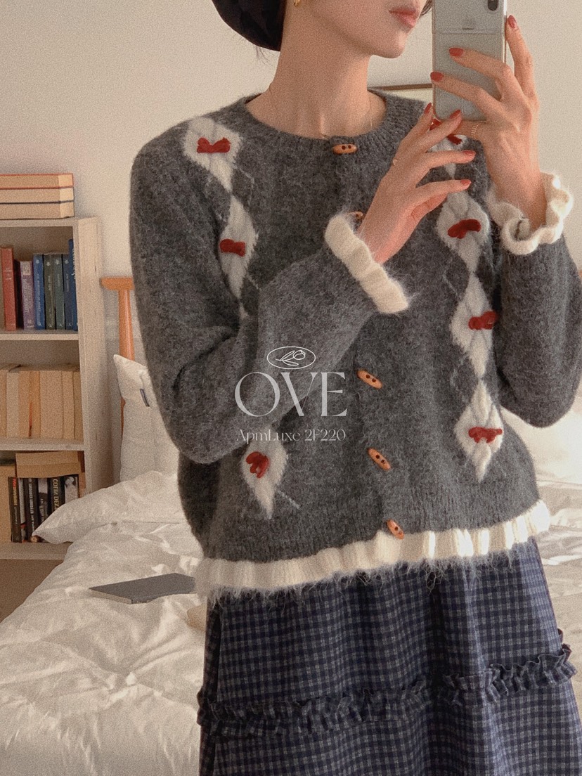 OVE東大門㊣實拍女裝新款真品熱賣推薦休閑25秋冬職業針織衫OVE針織衫