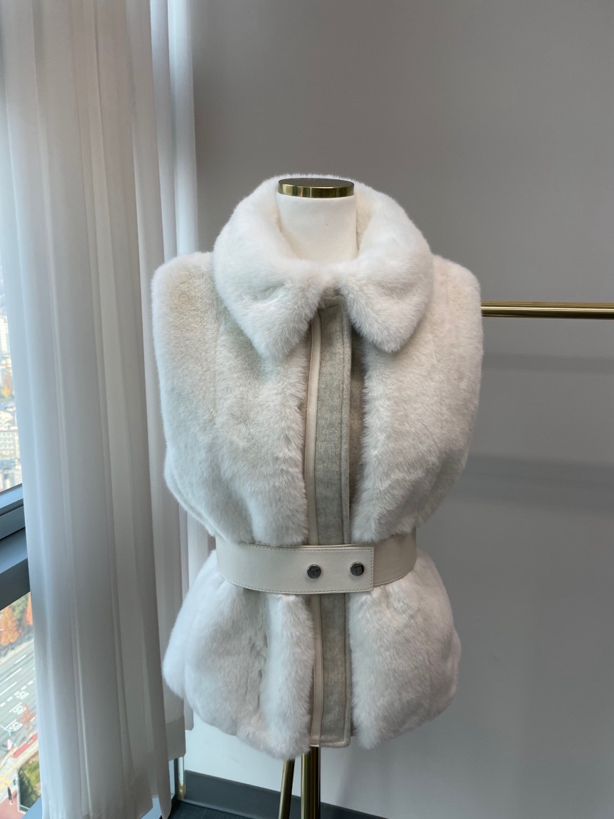 LAFFINE-P韓國代購㊣女裝新品人氣推薦25秋冬職業休閑馬甲LAFFINE-P馬甲