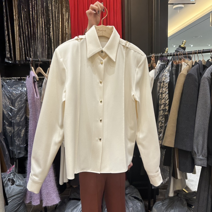 HERISH-HAUTE東大門㊣實拍女裝新款熱賣推薦真品襯衫蕾絲衫HERISH-HAUTE襯衫/蕾絲衫圖色1