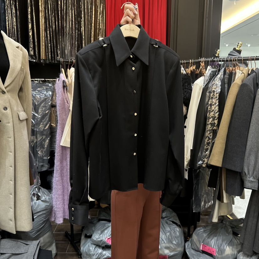 HERISH-HAUTE東大門㊣實拍女裝新款熱賣推薦真品襯衫蕾絲衫HERISH-HAUTE襯衫/蕾絲衫圖色3