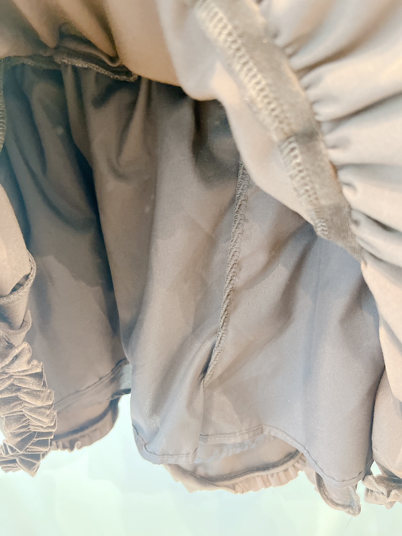 OVE韓國代購㊣女裝新品人氣時尚休閑職業25秋冬推薦短裙天鵝絨OVE短裙