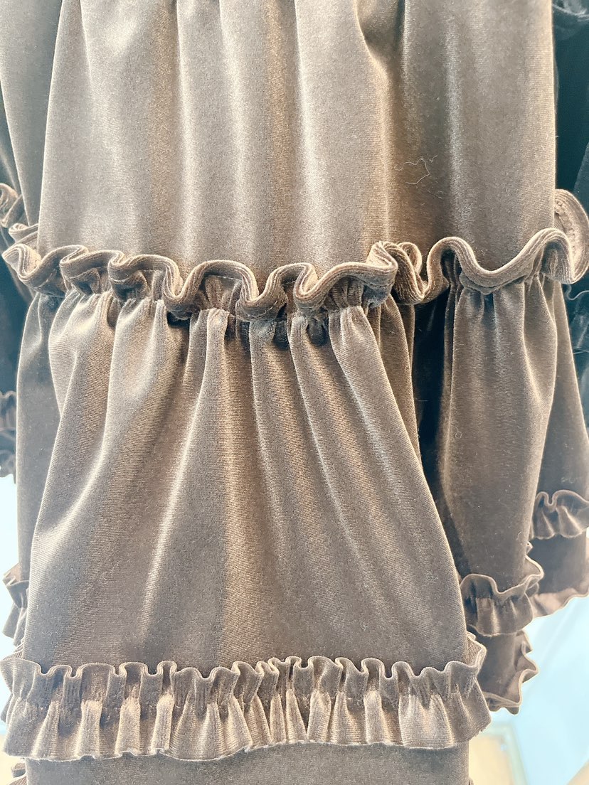 OVE韓國代購㊣女裝新品人氣時尚休閑職業25秋冬推薦短裙天鵝絨OVE短裙