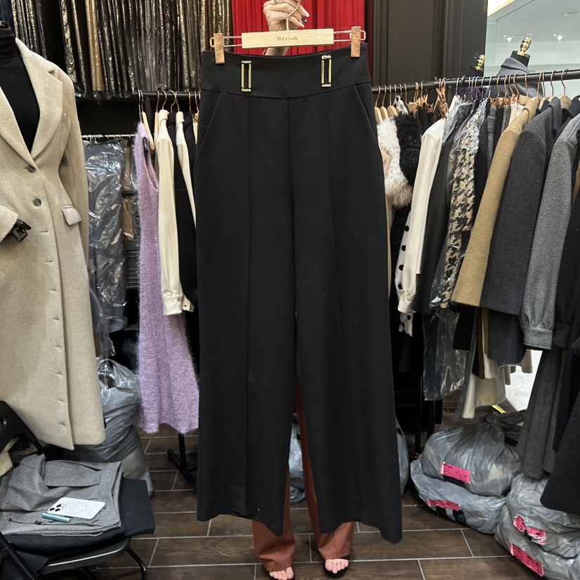 HERISH-HAUTE東大門㊣直郵女裝新款休閑推薦25秋冬真品休閑褲HERISH-HAUTE休閑褲圖色3