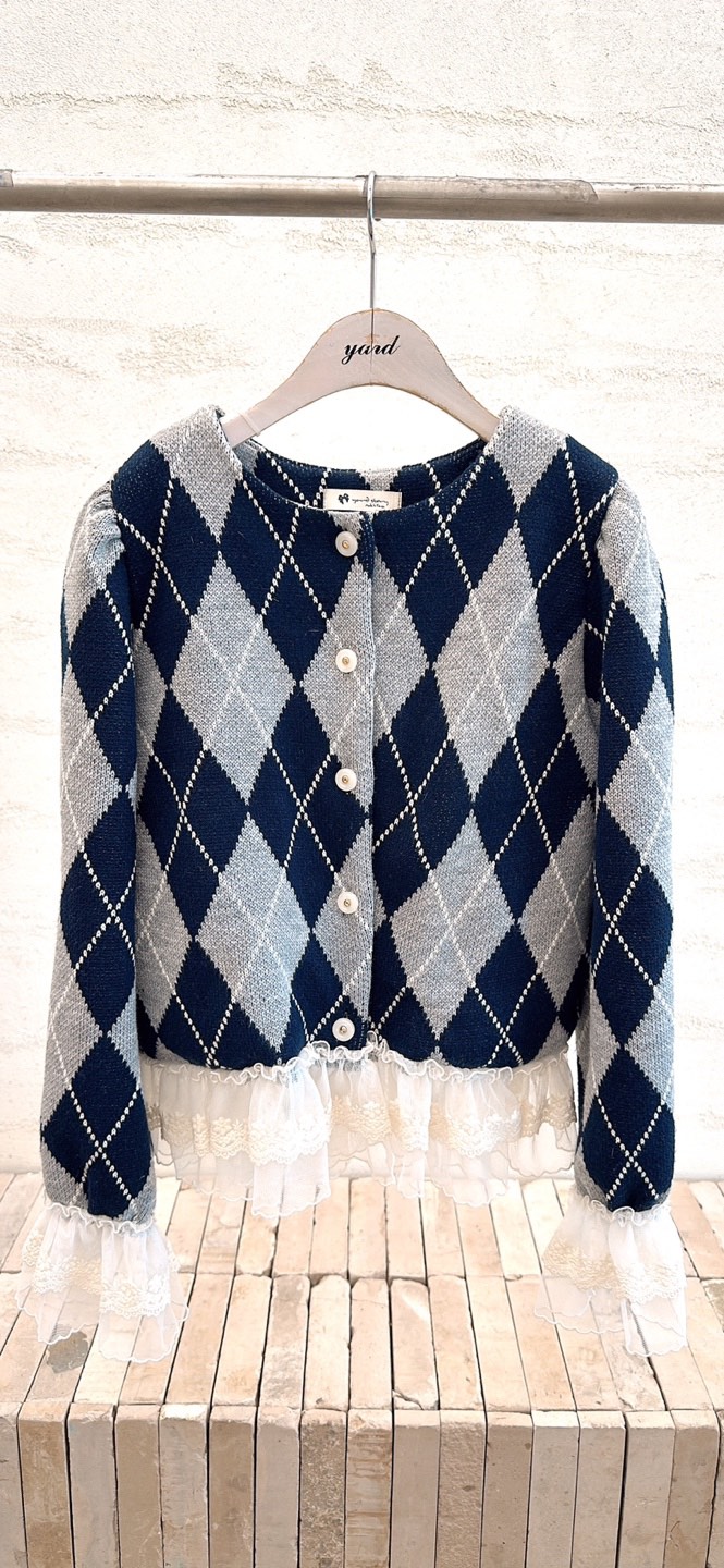 YARD東大門㊣直郵女裝新品真品熱賣推薦職業25秋冬針織衫刺繡YARD針織衫圖色1