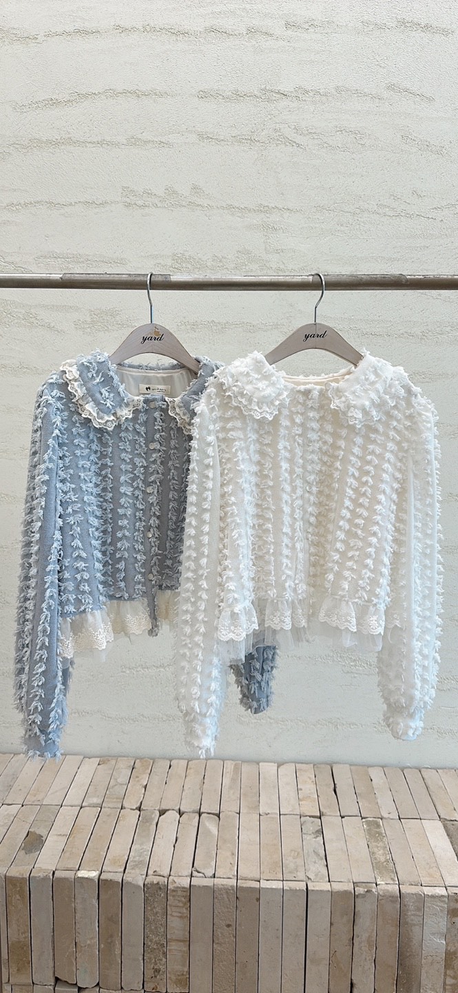 YARD東大門㊣實拍女士新款推薦時尚休閑人氣襯衫蕾絲衫刺繡YARD襯衫/蕾絲衫