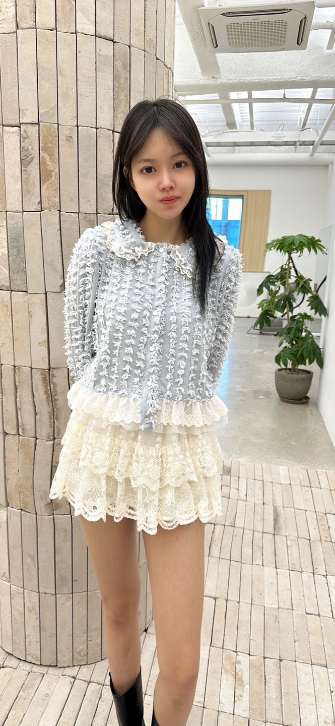 YARD東大門㊣實拍女士新款推薦時尚休閑人氣襯衫蕾絲衫刺繡YARD襯衫/蕾絲衫