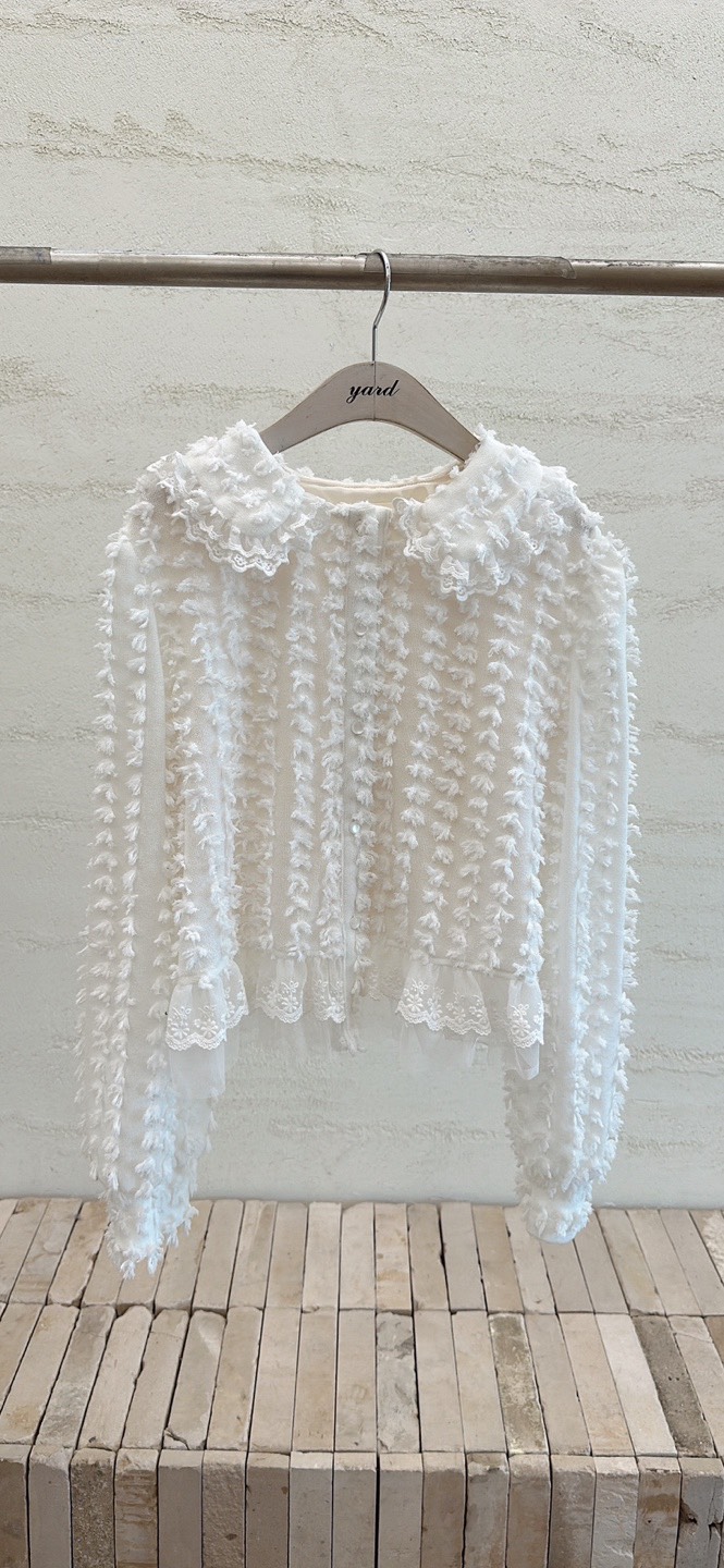 YARD東大門㊣實拍女士新款推薦時尚休閑人氣襯衫蕾絲衫刺繡YARD襯衫/蕾絲衫圖色1