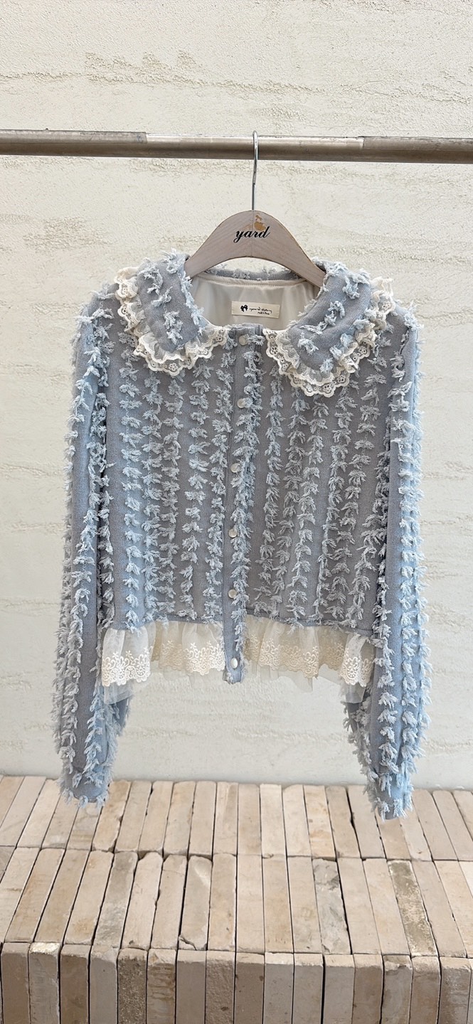 YARD東大門㊣實拍女士新款推薦時尚休閑人氣襯衫蕾絲衫刺繡YARD襯衫/蕾絲衫圖色2