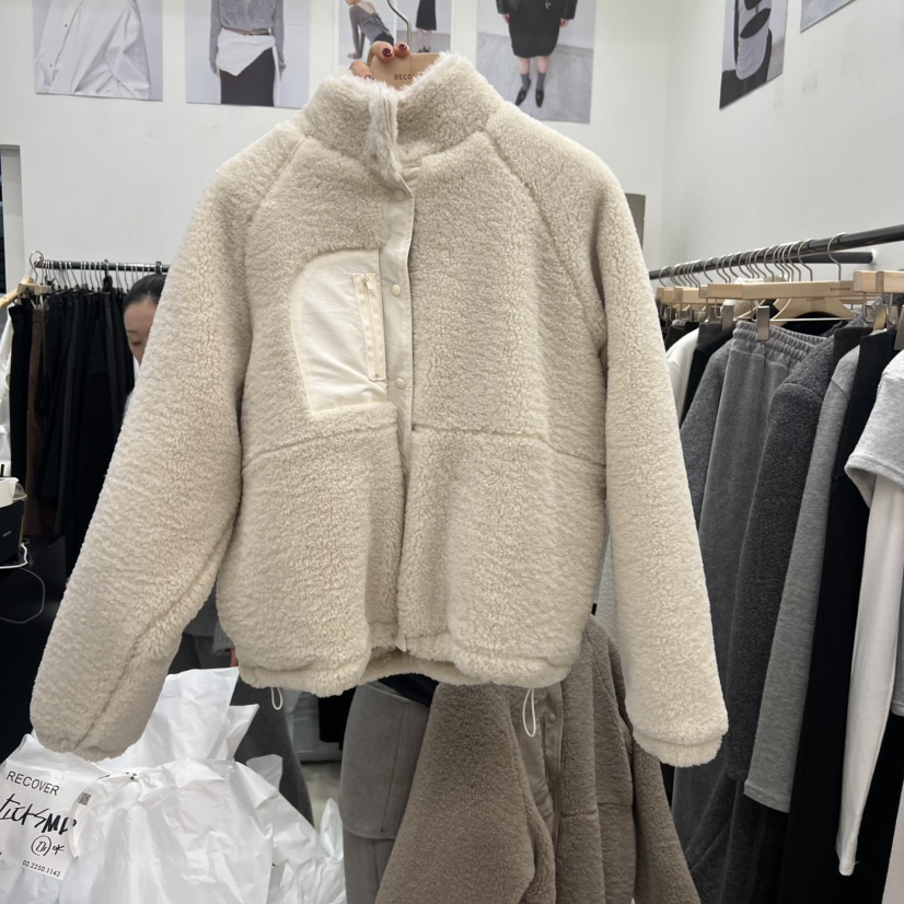 RECOVER東大門㊣代購女士新款休閑真品人氣時尚熱賣25秋冬夾克RECOVER/MOMENT夾克圖色1