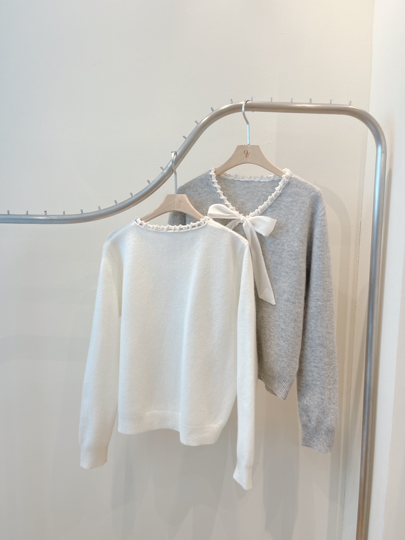 OVE東大門㊣實拍女裝新款熱賣推薦真品人氣職業休閑針織衫蕾絲OVE針織衫