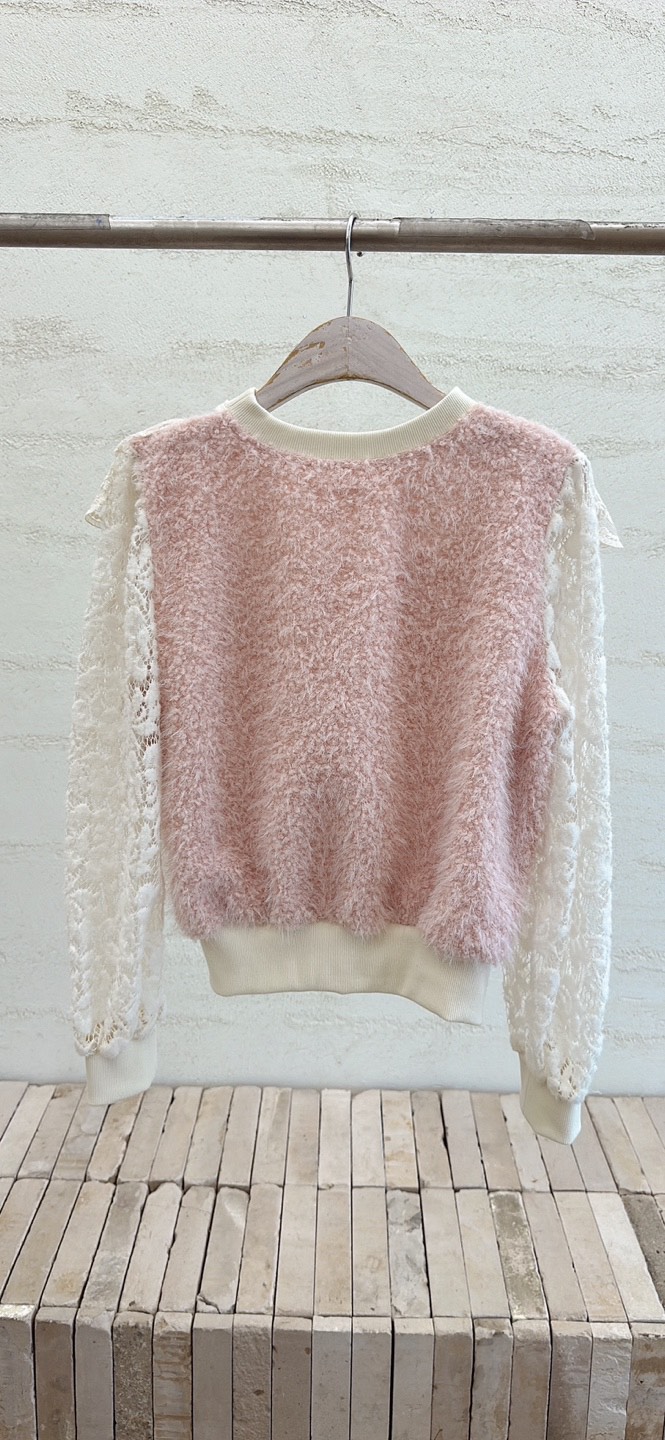 YARD韓國代購㊣女裝新品時尚25秋冬真品人氣休閑襯衫蕾絲衫絨YARD襯衫/蕾絲衫