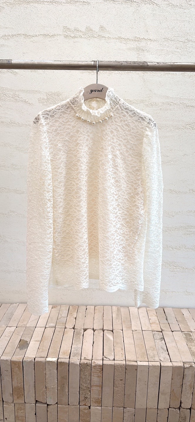 YARD東大門㊣實拍女士新品25秋冬推薦時尚職業真品襯衫蕾絲衫YARD襯衫/蕾絲衫圖色1