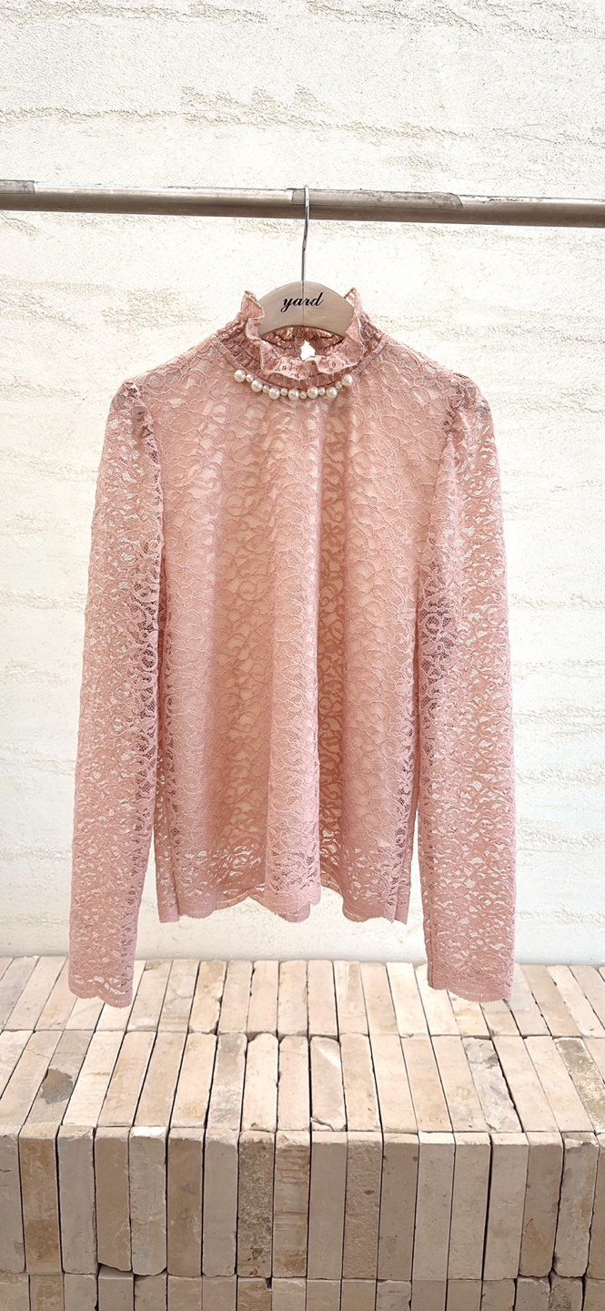 YARD東大門㊣實拍女士新品25秋冬推薦時尚職業真品襯衫蕾絲衫YARD襯衫/蕾絲衫圖色2