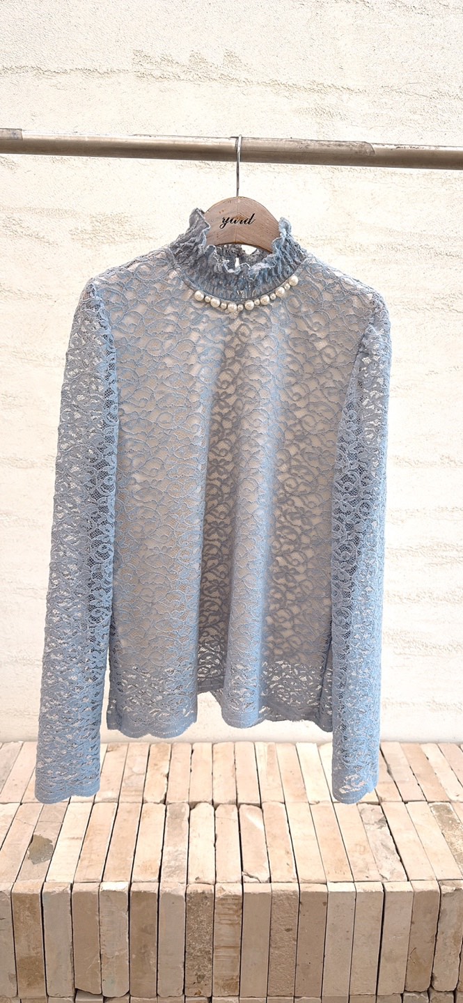 YARD東大門㊣實拍女士新品25秋冬推薦時尚職業真品襯衫蕾絲衫YARD襯衫/蕾絲衫圖色3