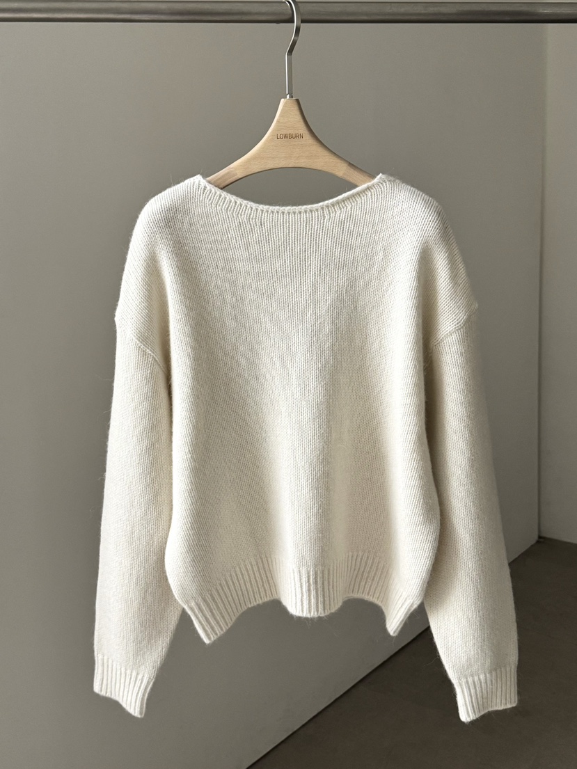 LOWBURN東大門㊣直郵女士新品職業休閑熱賣人氣真品針織衫V領LOWBURN針織衫圖色1