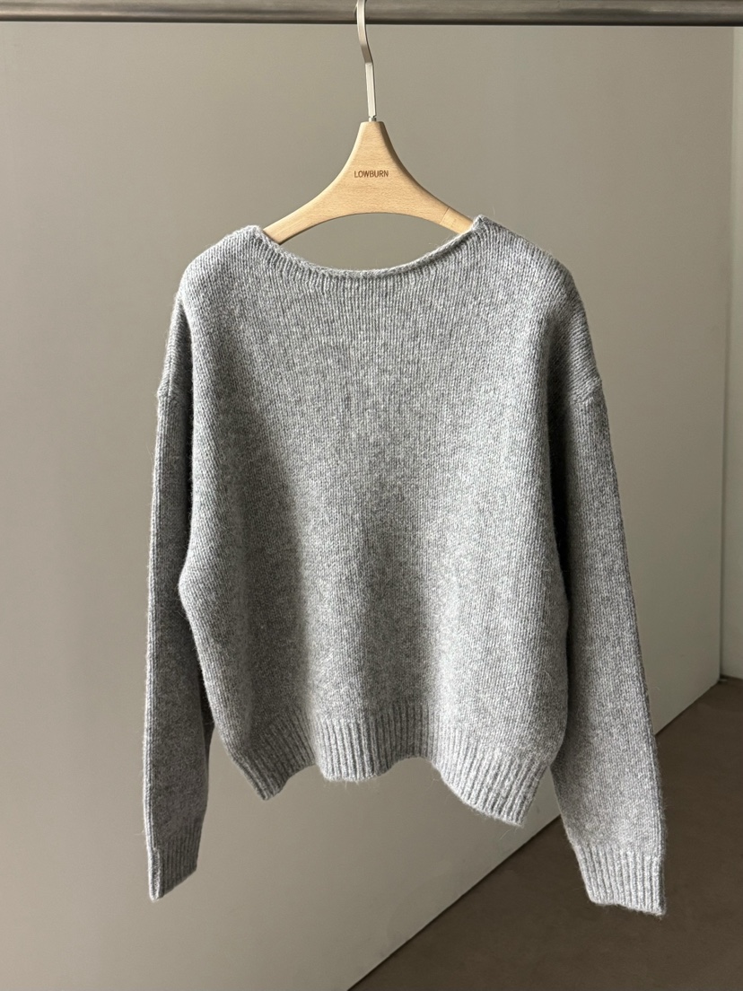 LOWBURN東大門㊣直郵女士新品職業休閑熱賣人氣真品針織衫V領LOWBURN針織衫圖色3