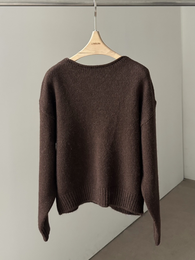 LOWBURN東大門㊣直郵女士新品職業休閑熱賣人氣真品針織衫V領LOWBURN針織衫圖色4