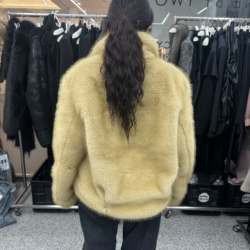 ONEBYTWO東大門㊣實拍女裝新款休閑推薦熱賣真品25秋冬短款大衣ONE BY TWO短款大衣