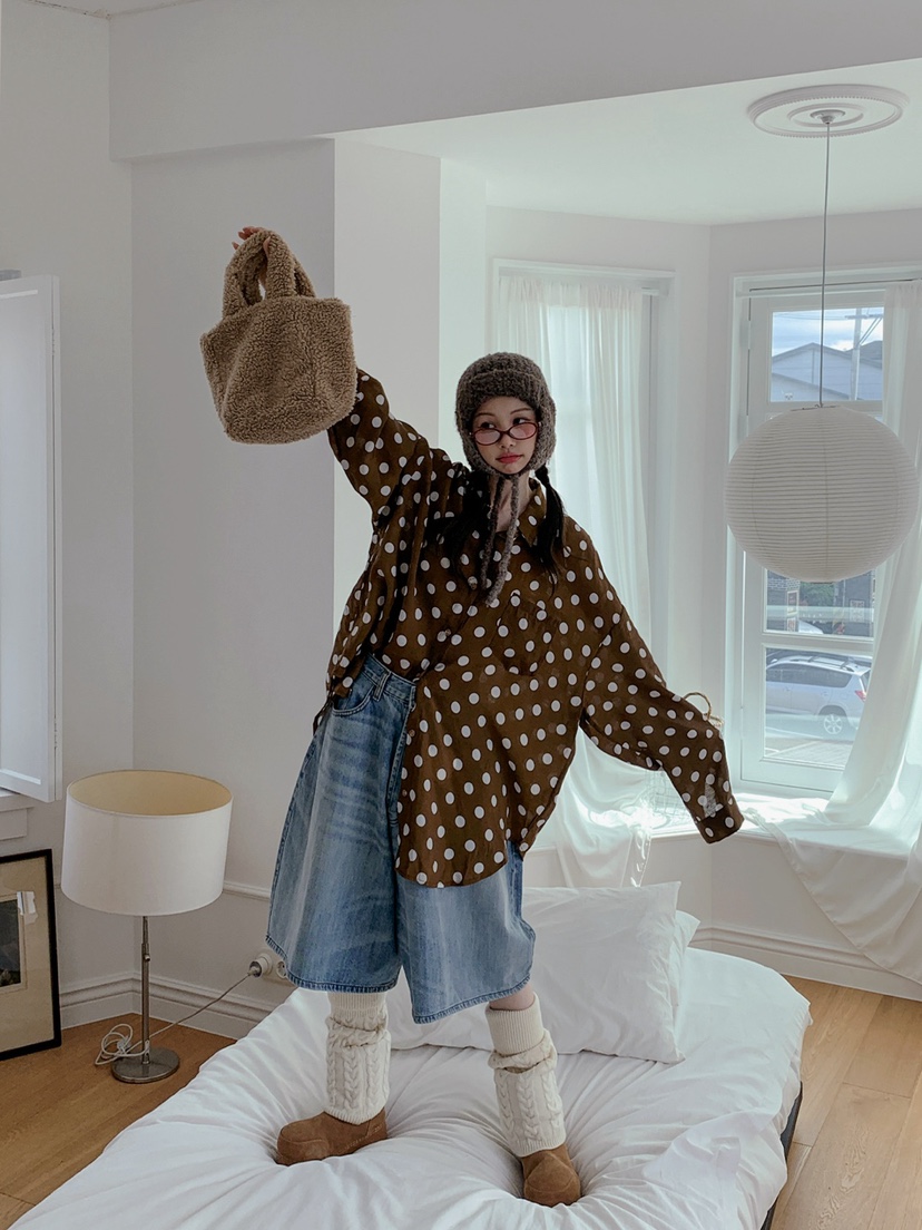 JKICHI韓國代購㊣女士新款人氣職業真品休閑25秋冬襯衫蕾絲衫JKICHI襯衫/蕾絲衫