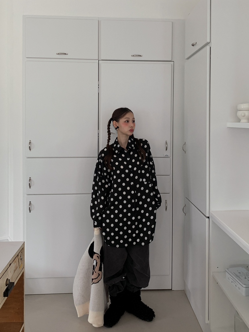 JKICHI韓國代購㊣女士新款人氣職業真品休閑25秋冬襯衫蕾絲衫JKICHI襯衫/蕾絲衫