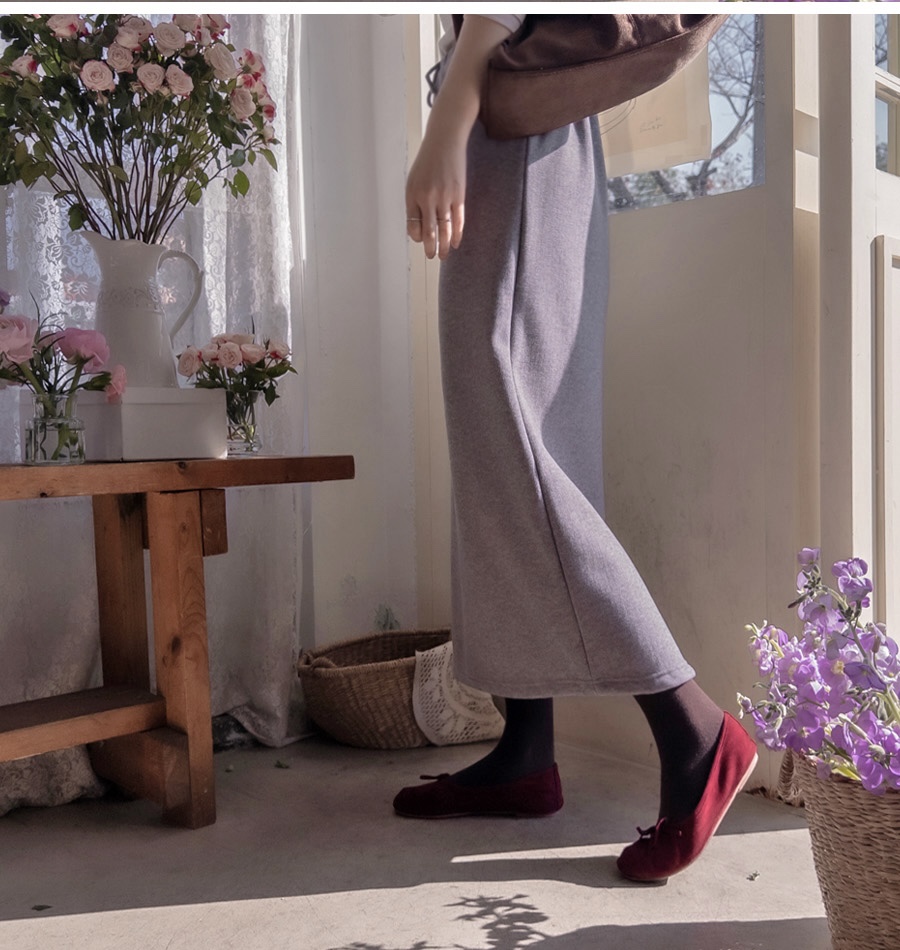 FRILL-T東大門㊣實拍女士新款熱賣休閑人氣真品25秋冬長裙貂皮FRILL-T長裙