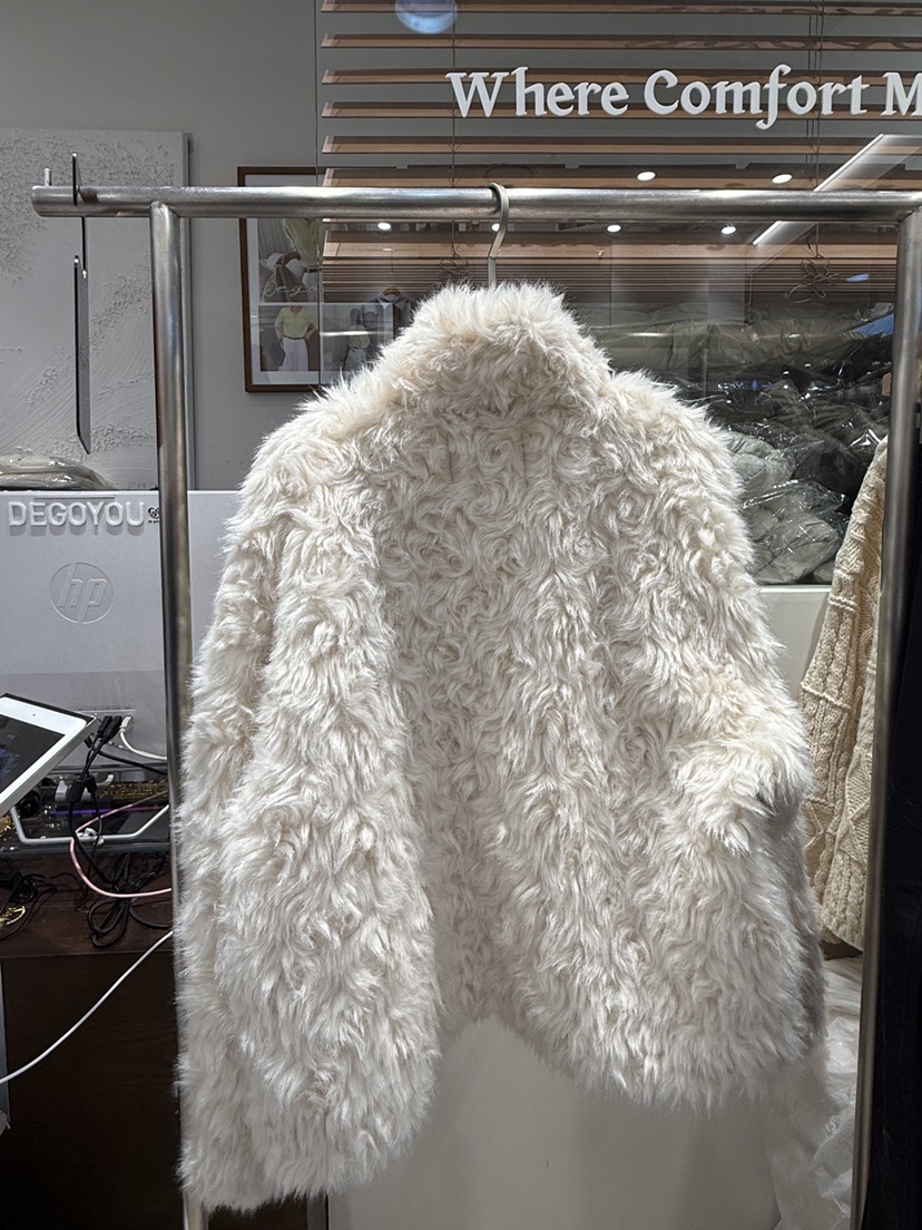 DE GO YOU東大門㊣直郵女裝新品時尚25秋冬真品推薦短款大衣DE GO YOU短款大衣