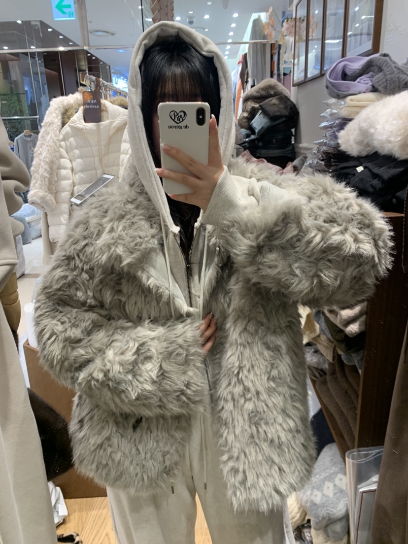 DE GO YOU東大門㊣直郵女裝新品時尚25秋冬真品推薦短款大衣DE GO YOU短款大衣