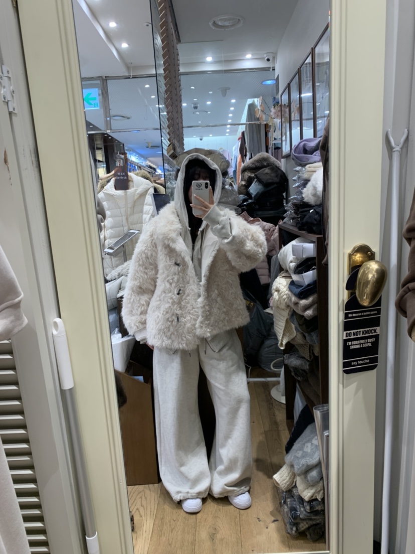 DE GO YOU東大門㊣直郵女裝新品時尚25秋冬真品推薦短款大衣DE GO YOU短款大衣