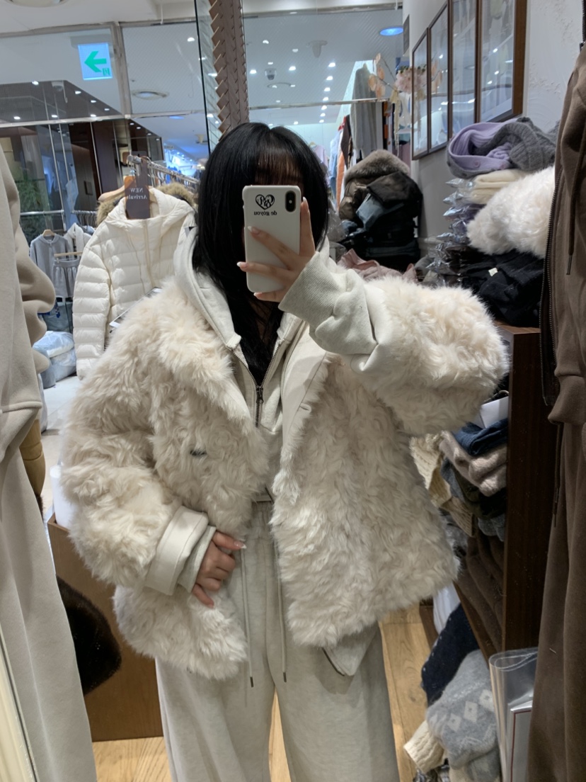 DE GO YOU東大門㊣直郵女裝新品時尚25秋冬真品推薦短款大衣DE GO YOU短款大衣