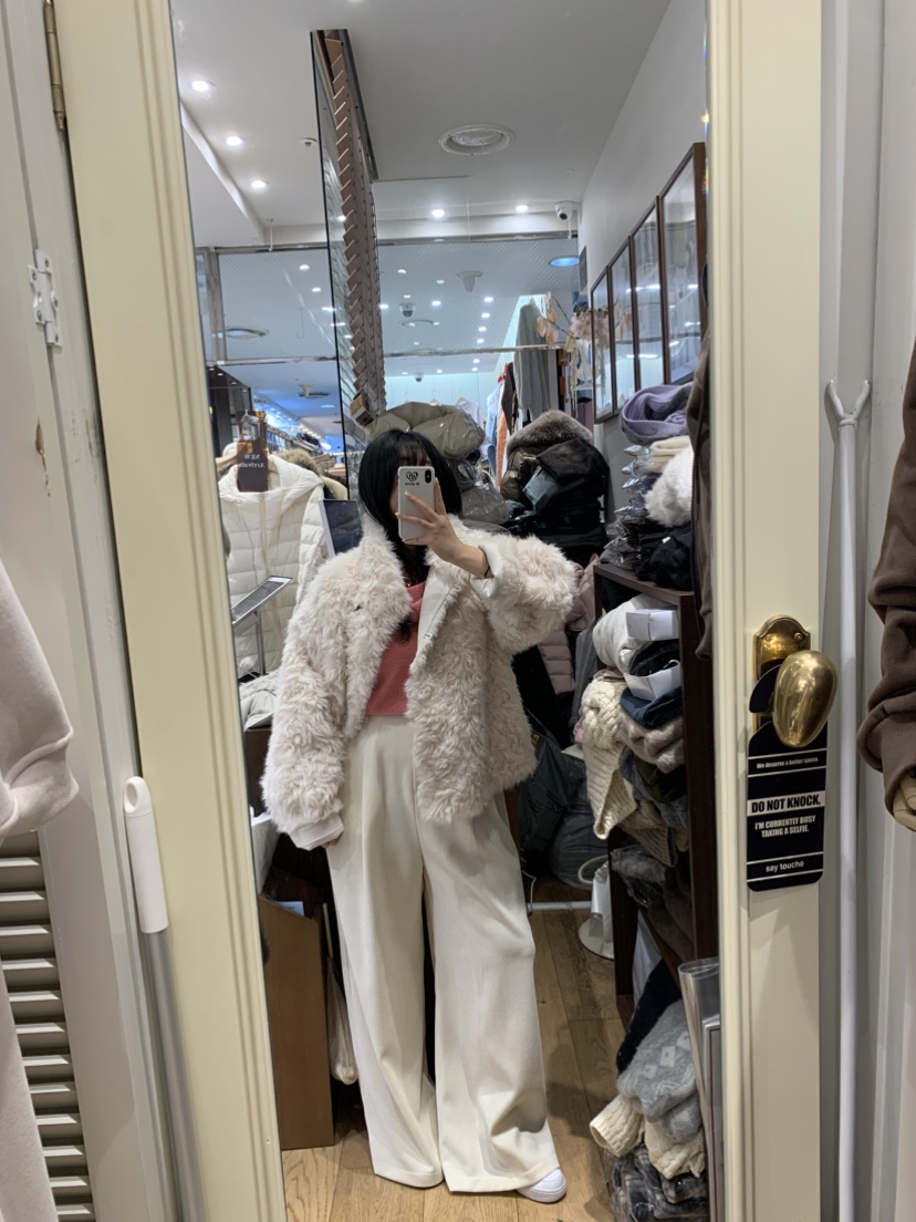 DE GO YOU東大門㊣直郵女裝新品時尚25秋冬真品推薦短款大衣DE GO YOU短款大衣