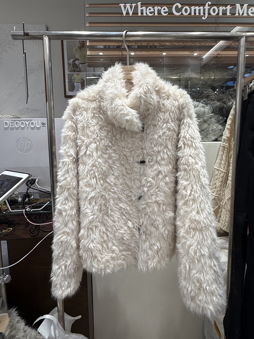 DE GO YOU東大門㊣直郵女裝新品時尚25秋冬真品推薦短款大衣DE GO YOU短款大衣圖色1