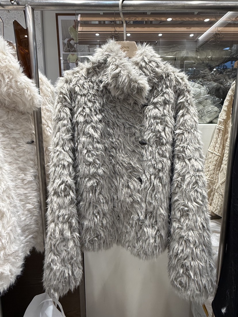 DE GO YOU東大門㊣直郵女裝新品時尚25秋冬真品推薦短款大衣DE GO YOU短款大衣圖色2