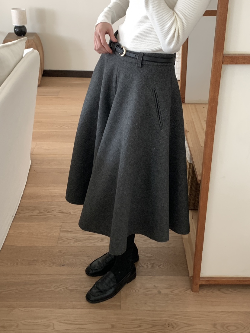 FRILL-T東大門㊣直郵女裝新品推薦職業時尚熱賣裙褲不含腰帶FRILL-T裙褲