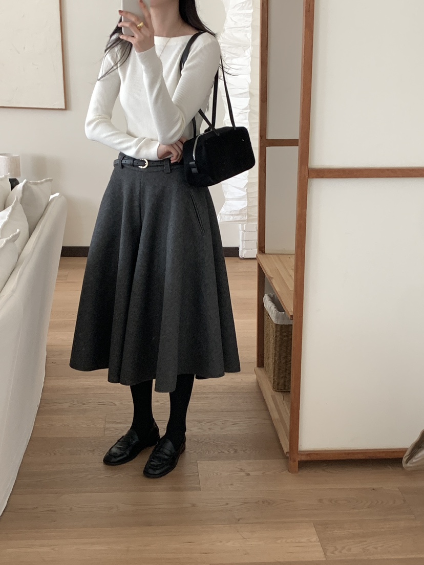 FRILL-T東大門㊣直郵女裝新品推薦職業時尚熱賣裙褲不含腰帶FRILL-T裙褲