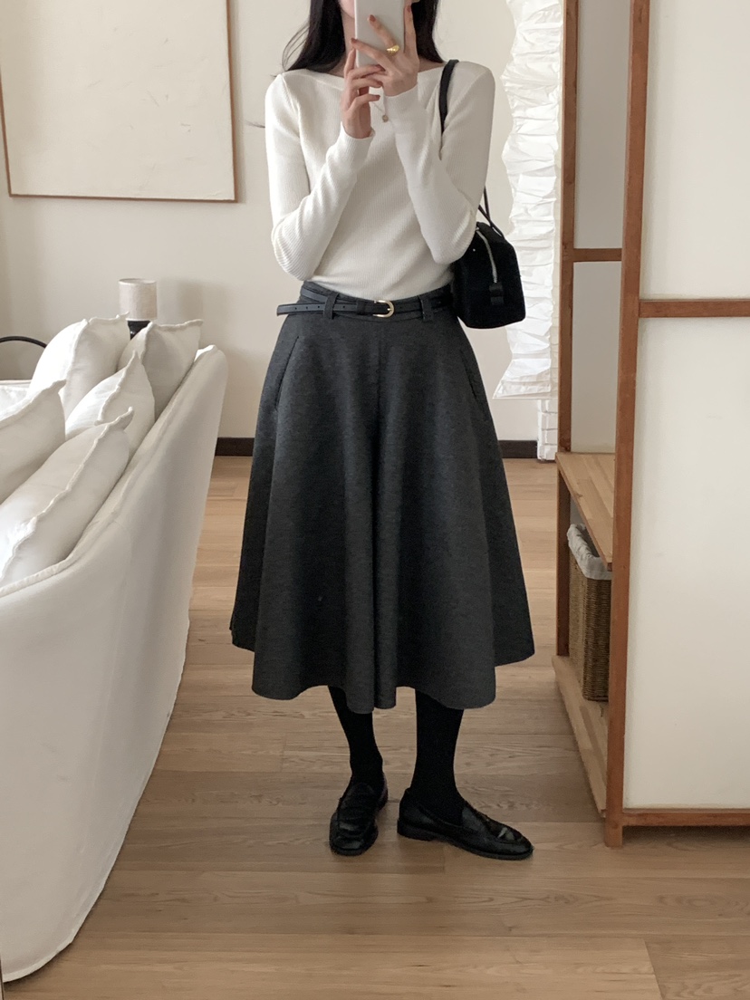 FRILL-T東大門㊣直郵女裝新品推薦職業時尚熱賣裙褲不含腰帶FRILL-T裙褲