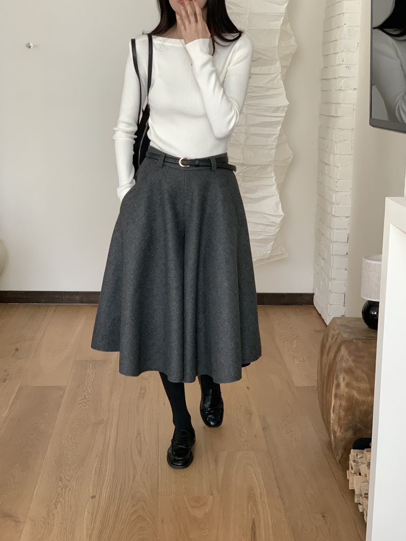 FRILL-T東大門㊣直郵女裝新品推薦職業時尚熱賣裙褲不含腰帶FRILL-T裙褲