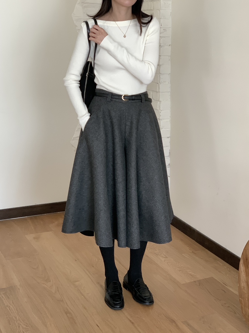 FRILL-T東大門㊣直郵女裝新品推薦職業時尚熱賣裙褲不含腰帶FRILL-T裙褲