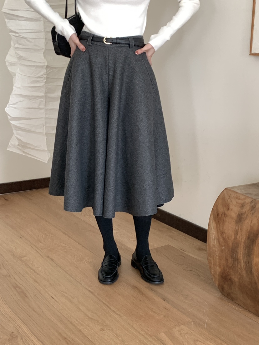 FRILL-T東大門㊣直郵女裝新品推薦職業時尚熱賣裙褲不含腰帶FRILL-T裙褲