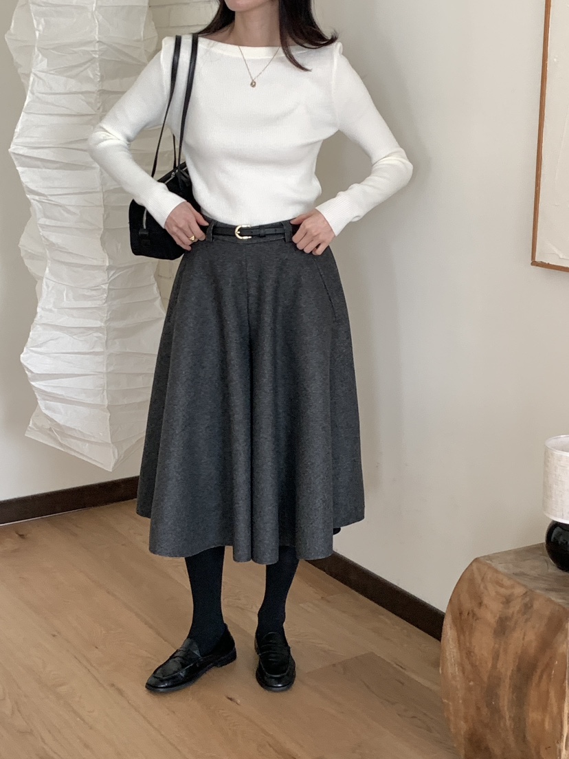 FRILL-T東大門㊣直郵女裝新品推薦職業時尚熱賣裙褲不含腰帶FRILL-T裙褲