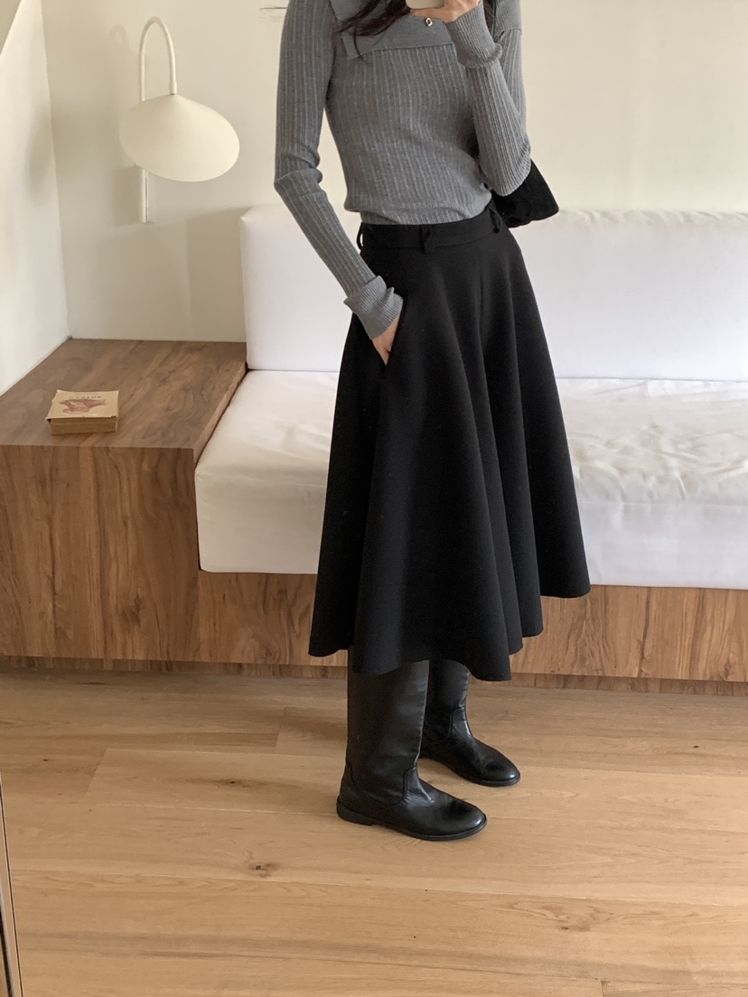 FRILL-T東大門㊣直郵女裝新品推薦職業時尚熱賣裙褲不含腰帶FRILL-T裙褲