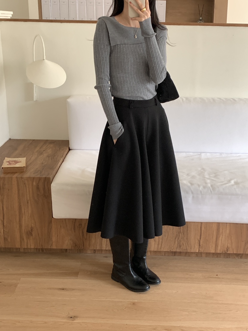 FRILL-T東大門㊣直郵女裝新品推薦職業時尚熱賣裙褲不含腰帶FRILL-T裙褲