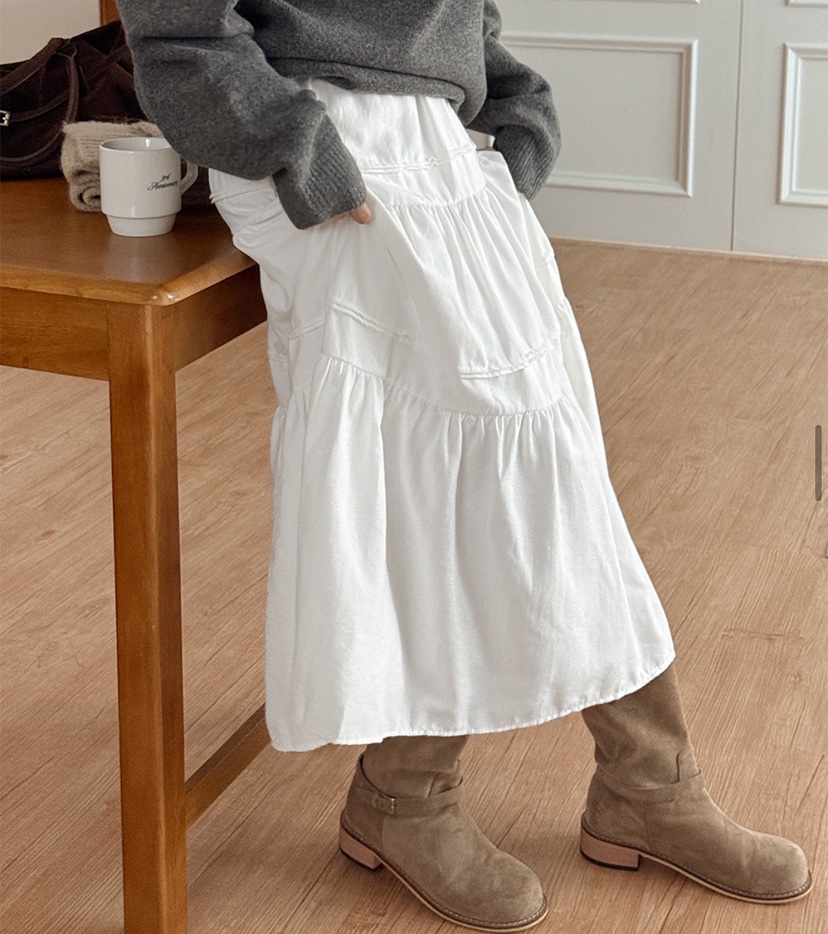 DOUZEMOIS東大門㊣實拍女士新款時尚熱賣人氣休閑推薦真品長裙DOUZEMOIS長裙